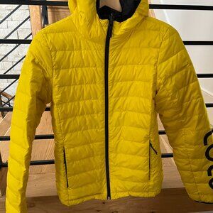 Lole Reversible Puffy jacket: bright yellow and black, XS